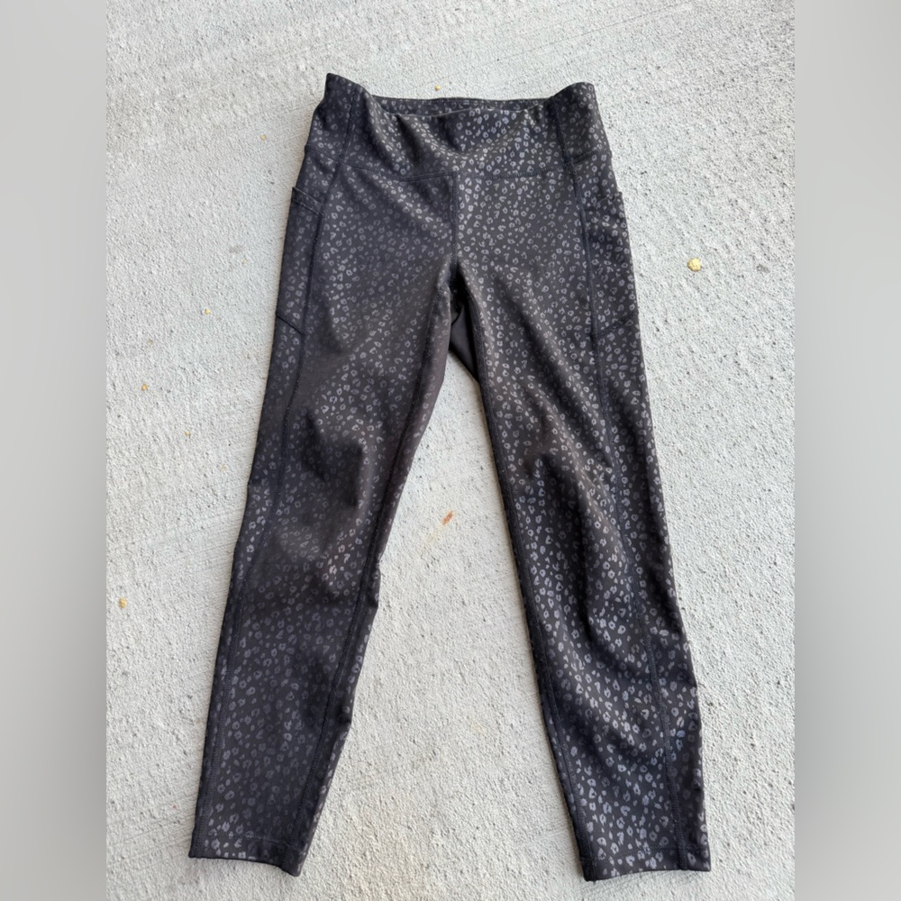 Bebe black cheetah leggings